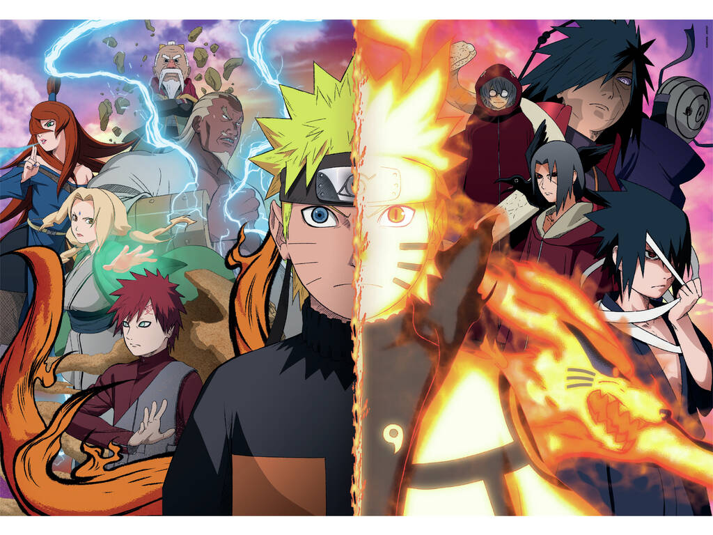 Puzzle 500 Collezione Anime Naruto Shippuden Clementoni 35516