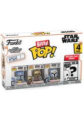 Funko Pop Bitty Star Wars The Mandalorian Pack 4 Mini Figuras 75451