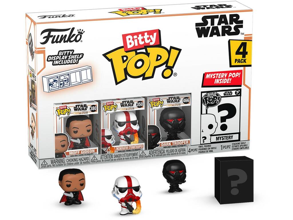 Funko Pop Bitty Star Wars Le Mandalorien Pack 4 Mini Figures 75454