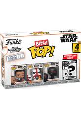 Funko Pop Bitty Star Wars The Mandalorian Pack 4 Mini Figuras 75454