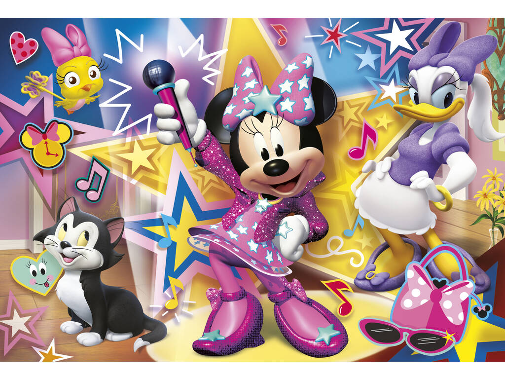 Puzzle Maxi Supercolor 60 Minnie Clementoni 26443