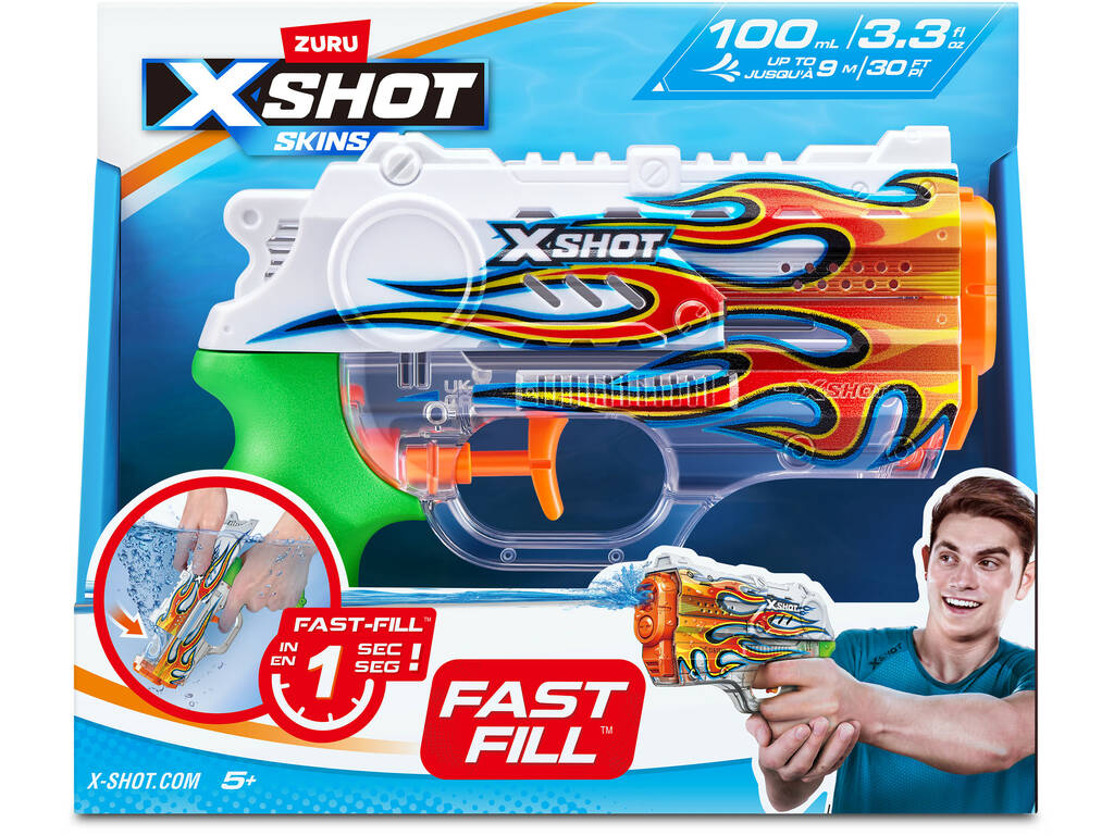 X-Shot Lanciatore d'acqua Fast Fill Zuru 11853