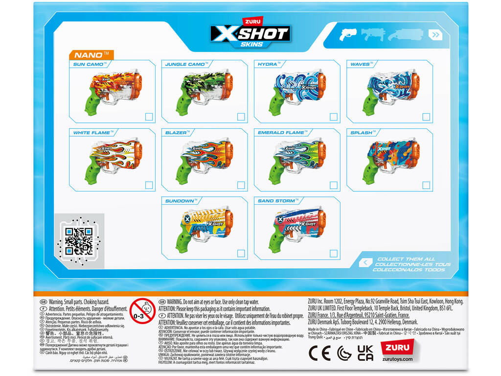 X-Shot Lanciatore d'acqua Fast Fill Zuru 11853