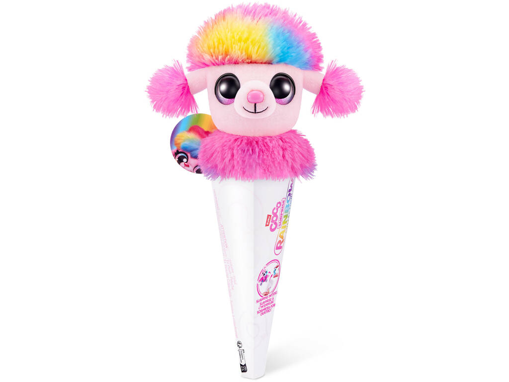Coco Surprise Rainbow Collection! Cono con peluche e figura sorpresa Zuru 9631SQ1