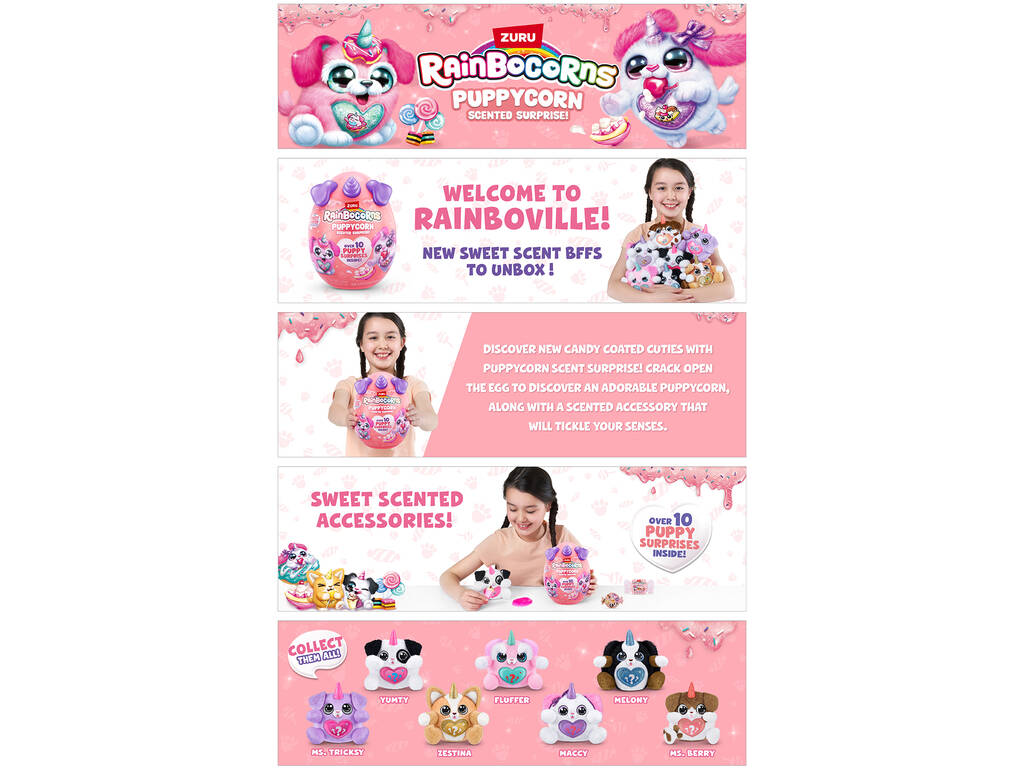 RainboCorns PuppyCorns Oeuf surprise parfumé Zuru 9298TQ1