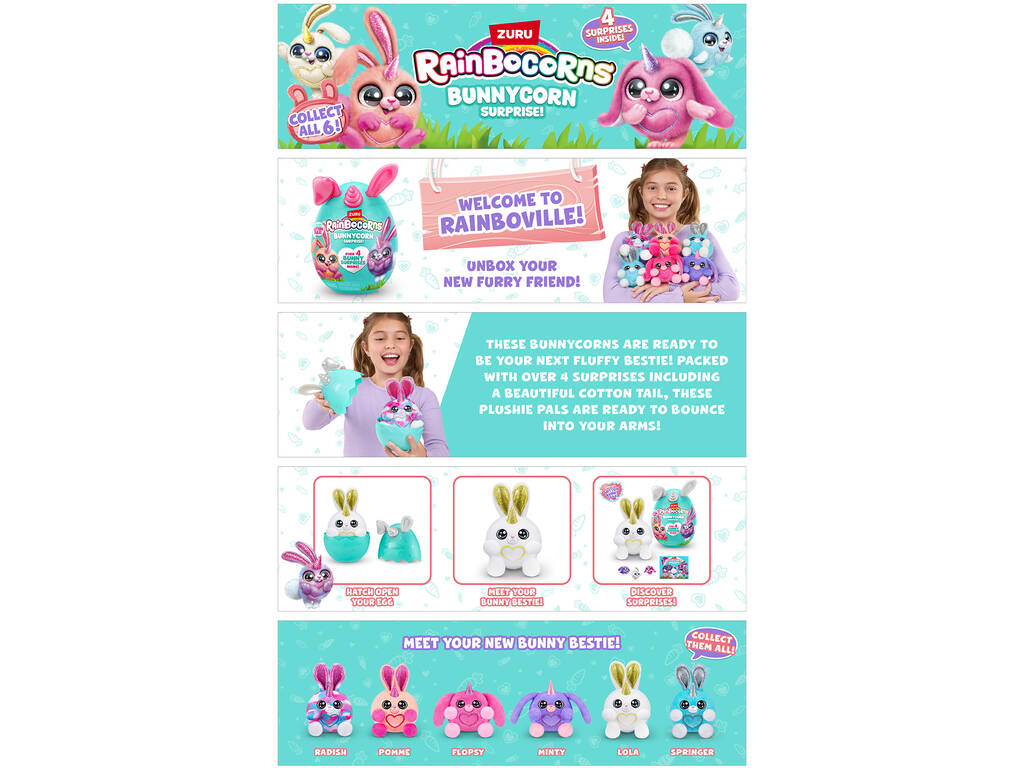 RainbowCorns Uovo a sorpresa BunnyCorn Surprise Zuru 9280SQ1