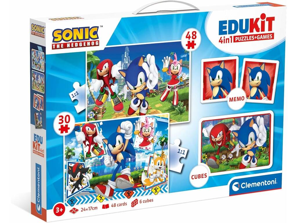 Edukit 4 en 1 Sonic Clementoni 18318