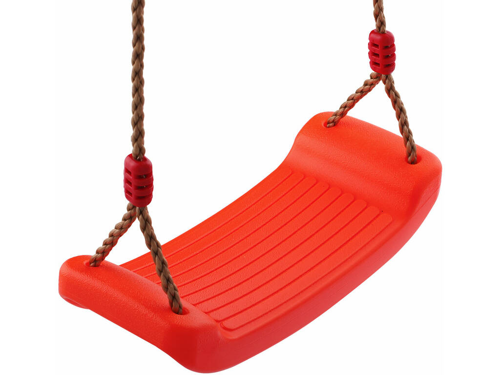 Seggiolino per altalena classico in plastica con corda
