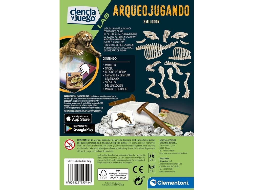 Arqueojugando Smilodon Fosforescente