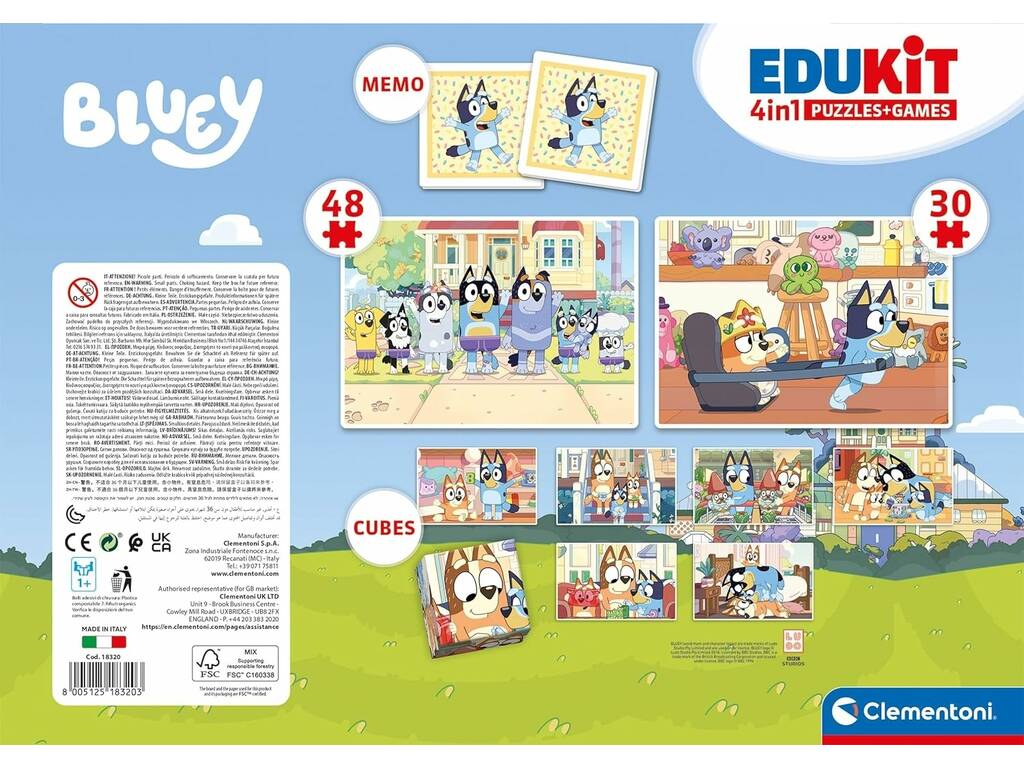 Edukit 4 in 1 Bluey Clementoni 18320