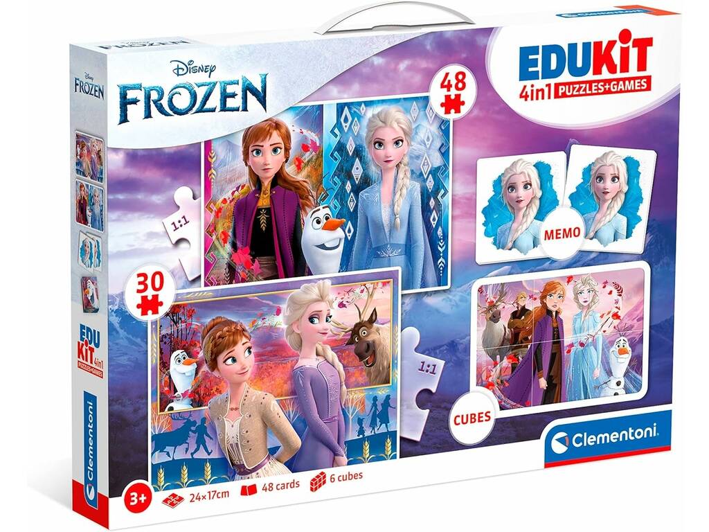 Edukit 4 en 1 Frozen Clementoni 18292