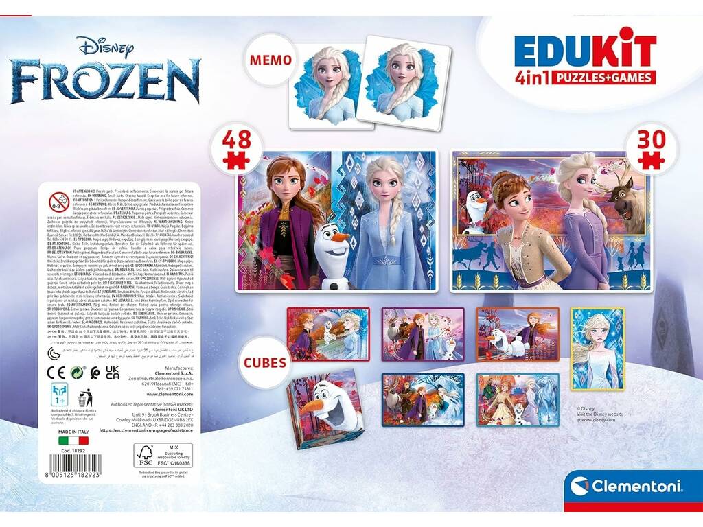 Edukit 4 en 1 Frozen Clementoni 18292