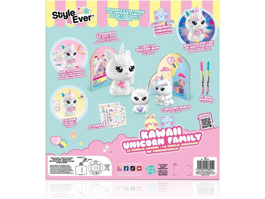 Deco Craft Famiglia Unicorno