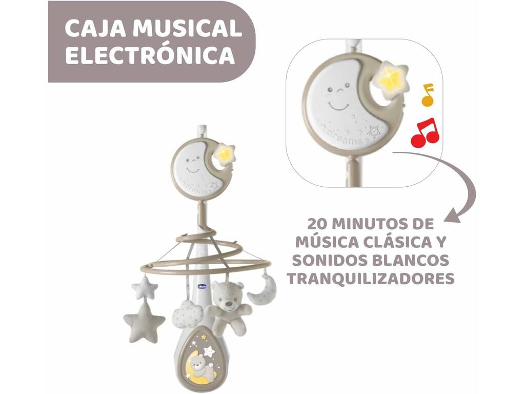 Carillon per culla Next2Dreams 3 in 1 con luci e suoni