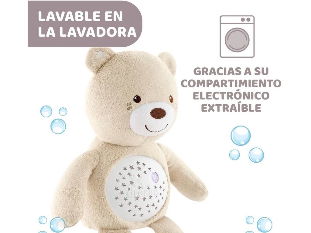  Baby Bear Beige Projecteur Peluche Chicco 80153