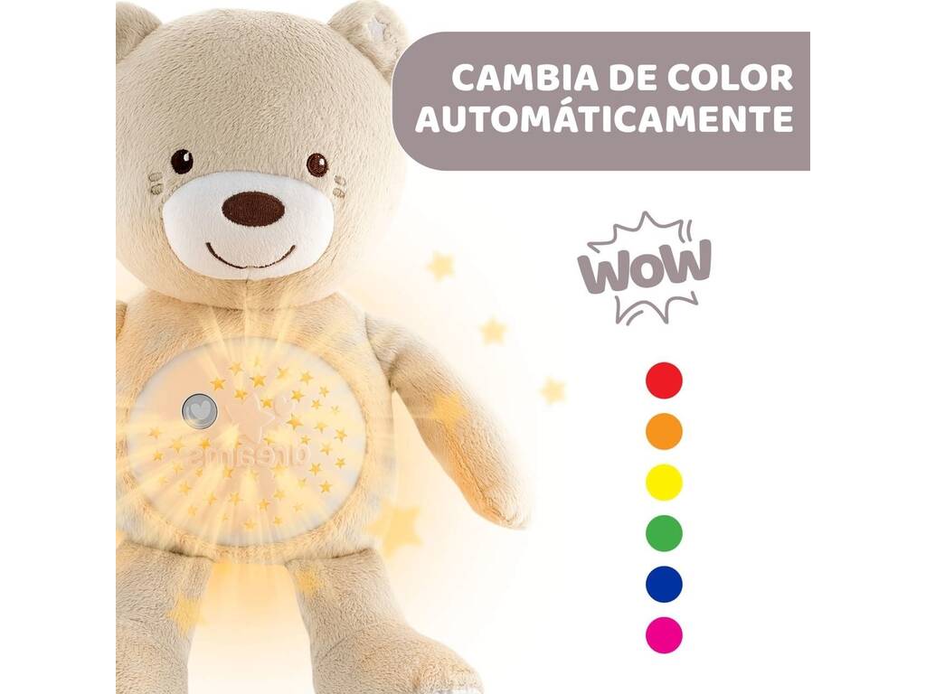  Baby Bear Beige Projecteur Peluche Chicco 80153