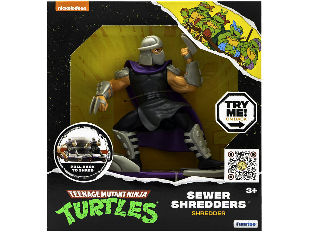 Tortugas Ninja Figura Sewer Shredders Shredder Funrise 71104