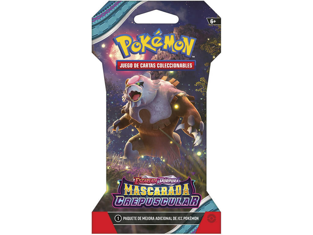 Pokémon TCG Scarlet and Violet Mascarada do Crepúsculo Pacote em Blister Bandai PC50510