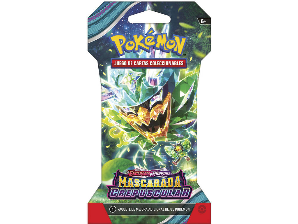 Pokémon TCG Scarlet and Violet Mascarada do Crepúsculo Pacote em Blister Bandai PC50510
