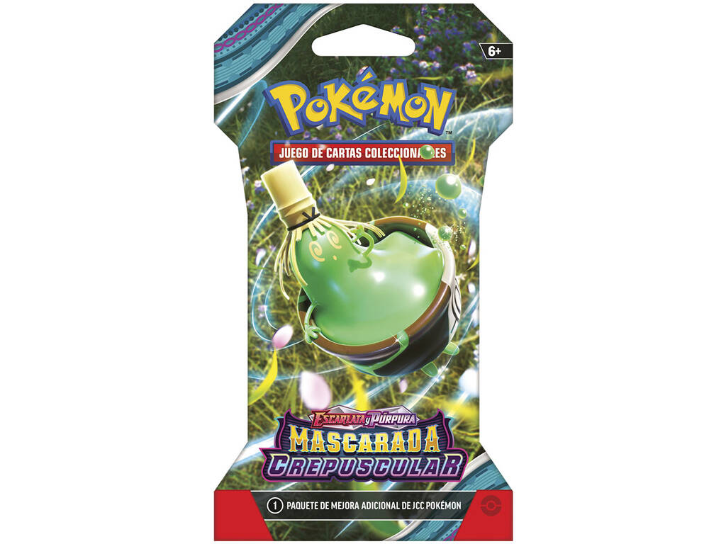 Pokémon TCG Scarlet and Violet Mascarada do Crepúsculo Pacote em Blister Bandai PC50510