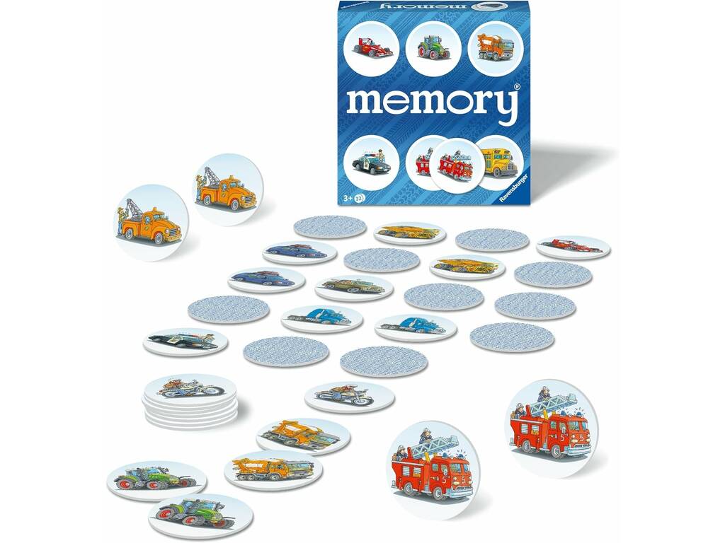 Memory Veículos Ravensburger 22378