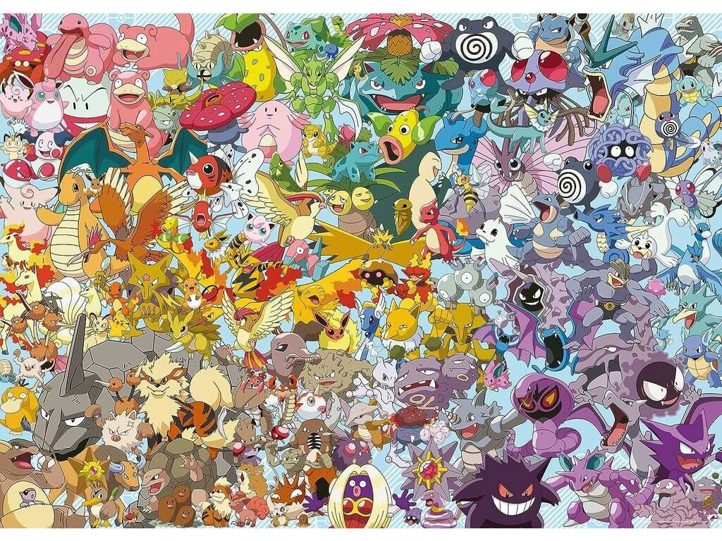 Puzzle 1000 Piezas Pokémon Challenge Ravensburger 15166