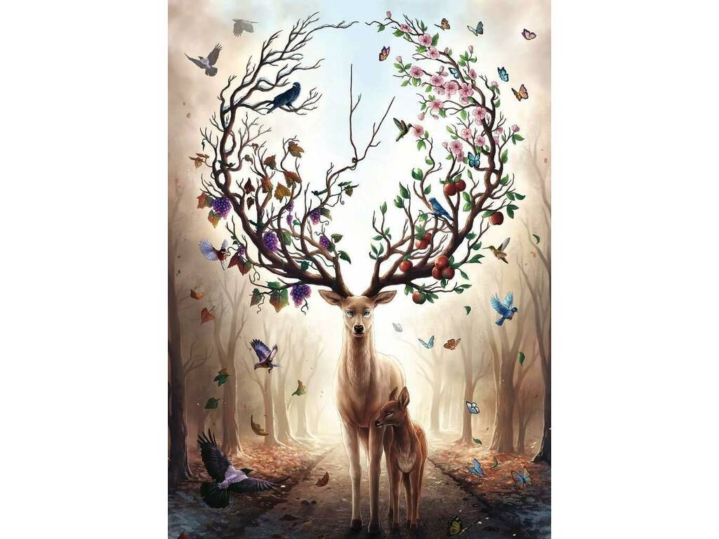 Puzzle 1.000 Piezas Ciervo Mágico de Ravensburger 15018