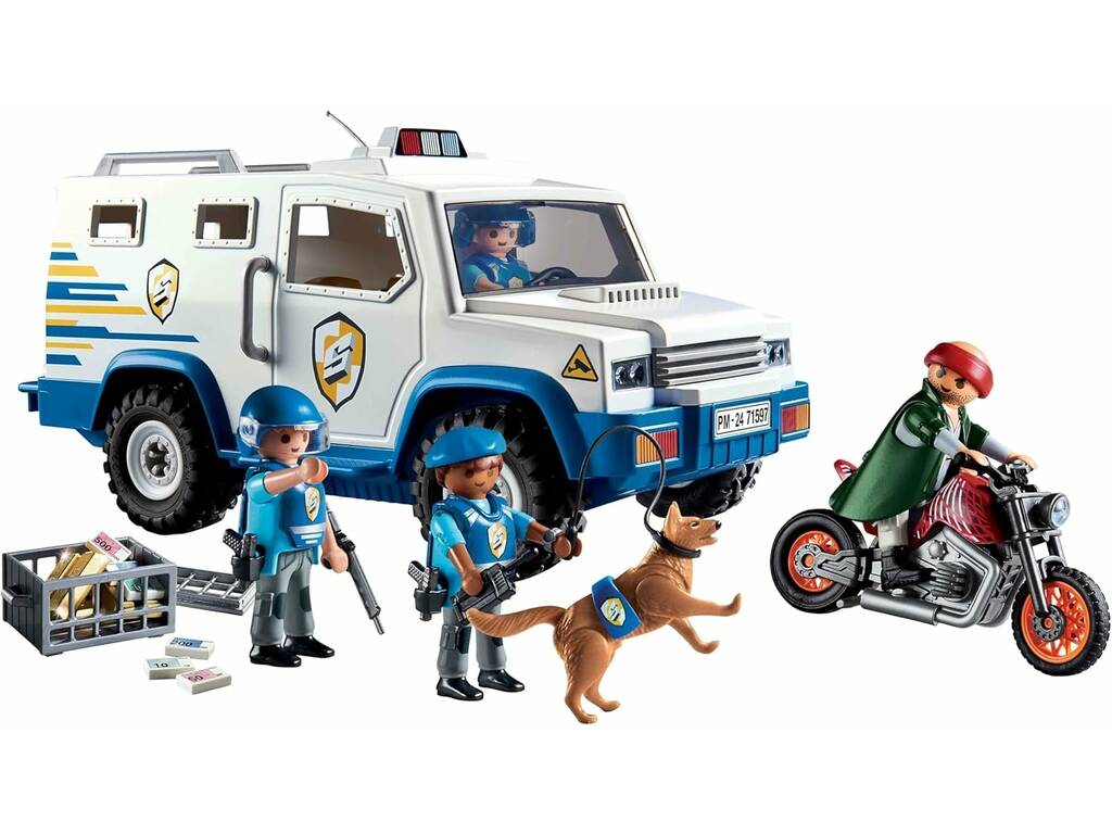 Playmobil Action Heroes Money Transport Police 71597