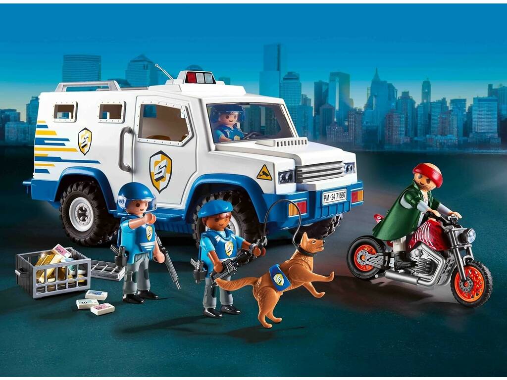 Playmobil Action Heroes Money Transport Police 71597