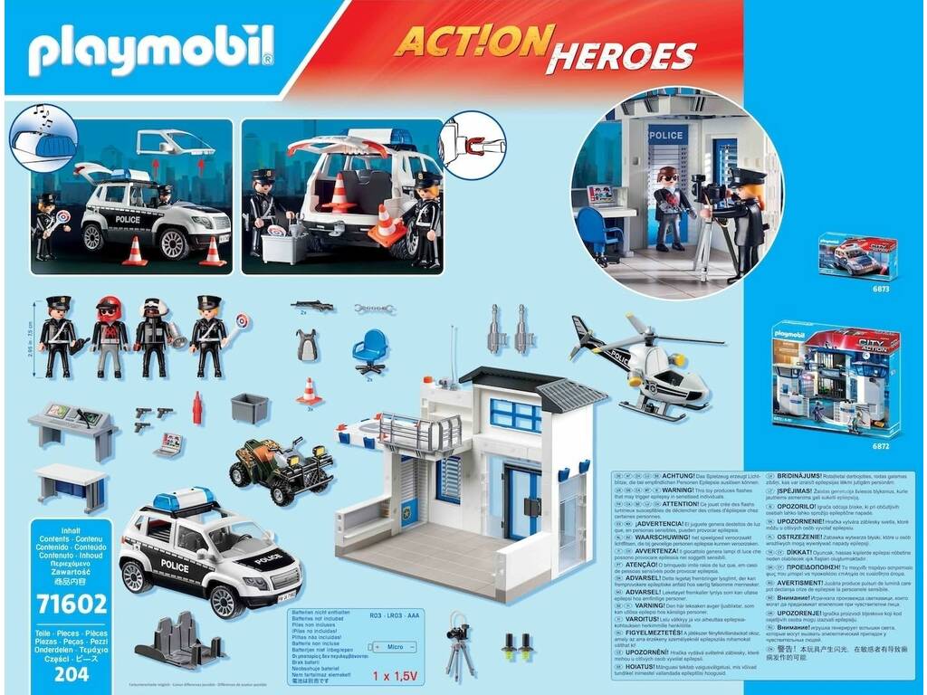 Playmobil Action Heroes Mega Set Polizia 71602