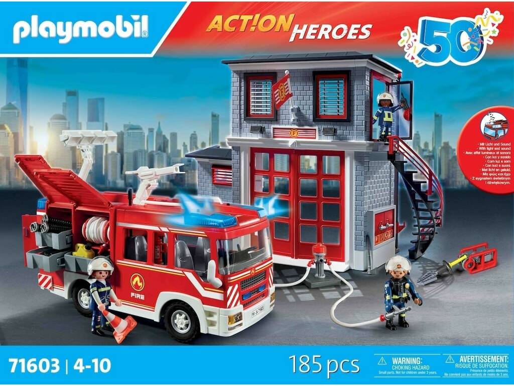 Playmobil Action Heroes Mega Set Pompieri 71603
