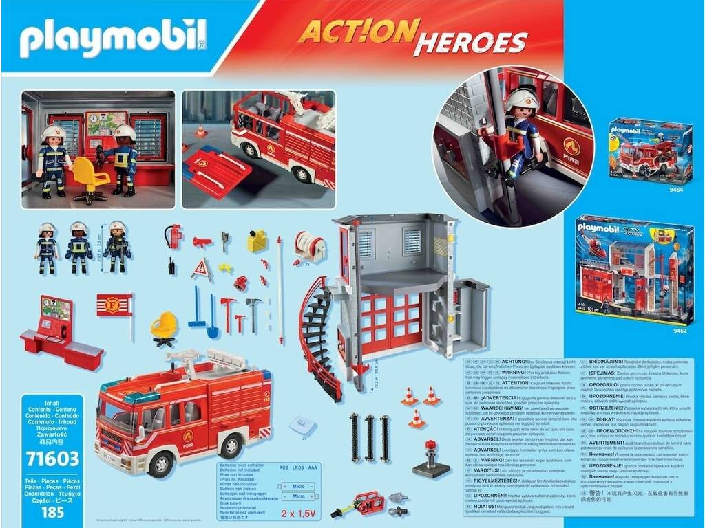 Playmobil Action Heroes Mega Set Pompieri 71603