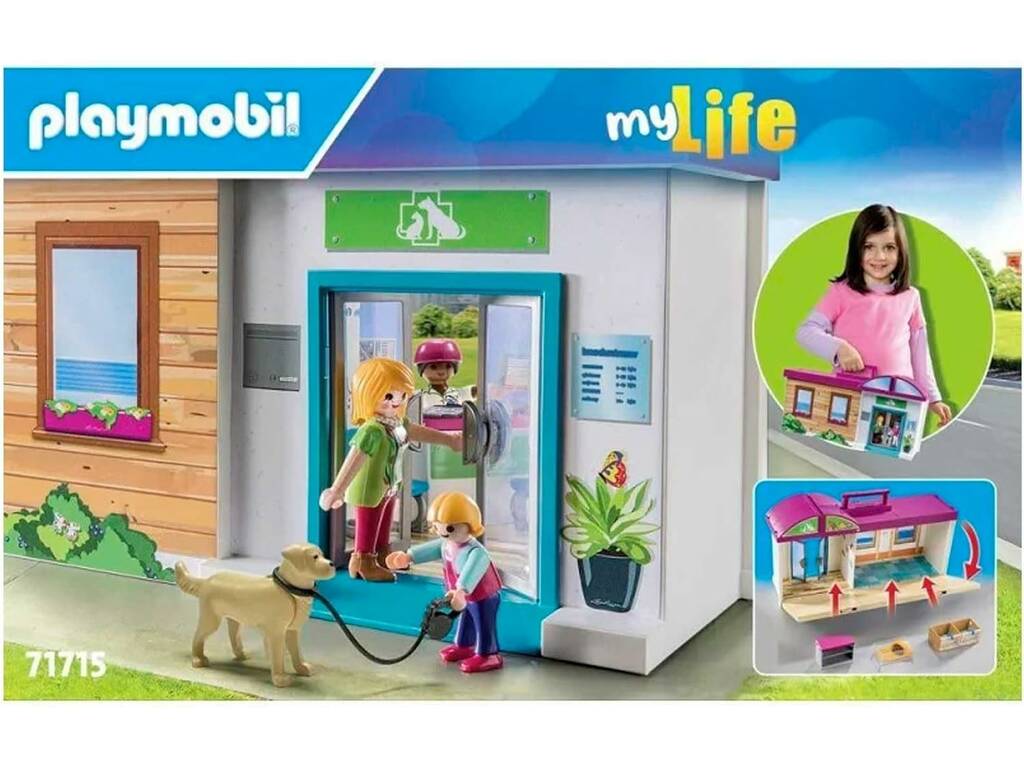 Playmobil My Life Clínica Veterinária Maleta 71715