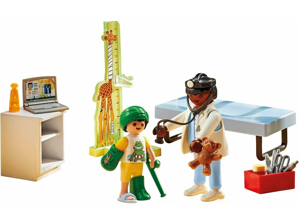 Playmobil Action Heroes Pediatra con Osito de Peluche