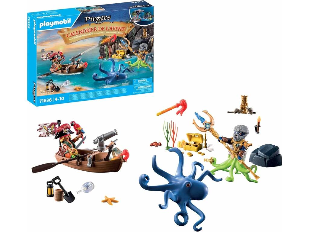 Playmobil Piratas Calendário do Advento 71636