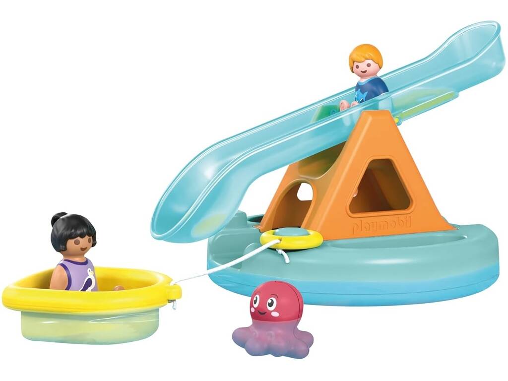 Playmobil Junior Aqua Badeinsel mit Rutsche 71687