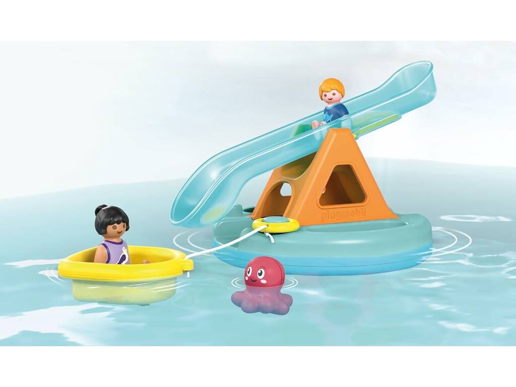 Playmobil Junior Aqua Badeinsel mit Rutsche 71687