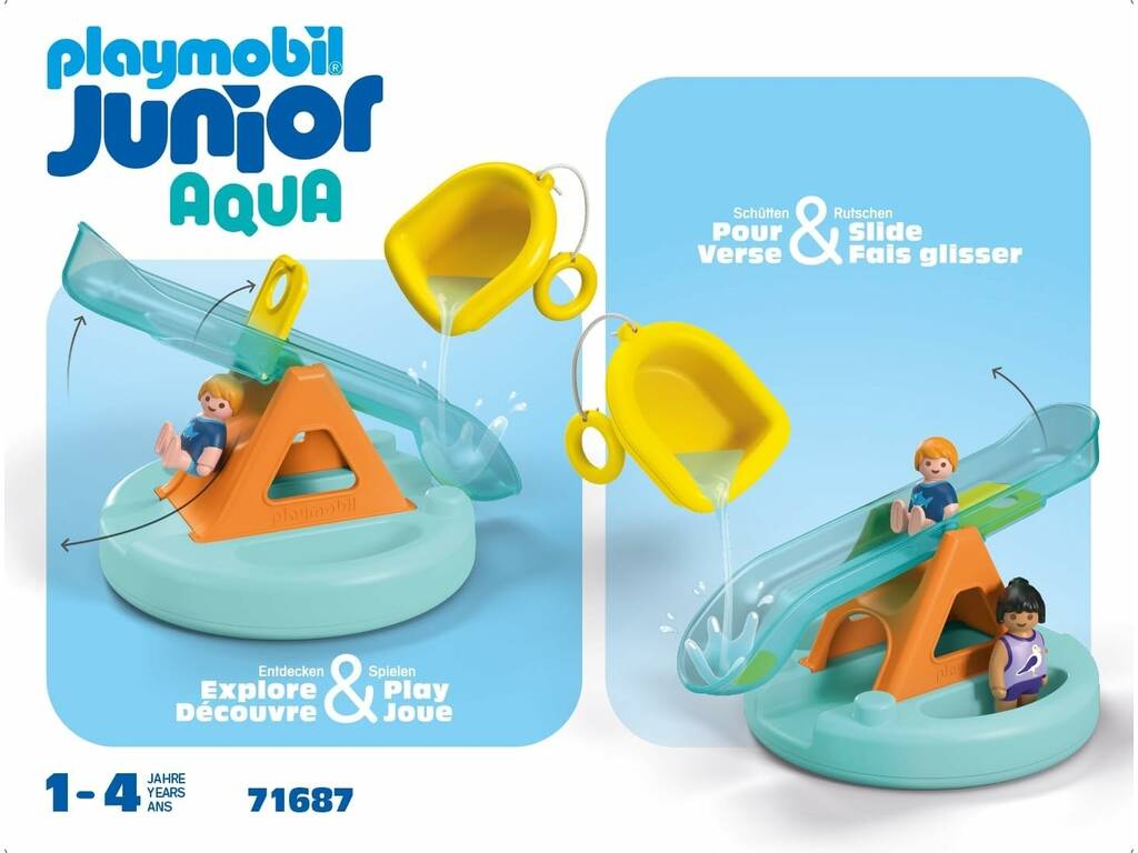 Playmobil Junior Aqua Badeinsel mit Rutsche 71687