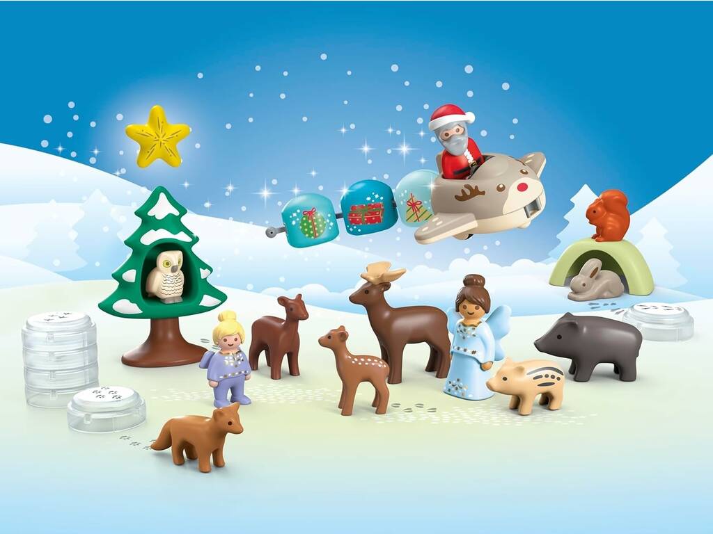 Playmobil Junior Adventskalender Weihnachten im Schnee 70297
