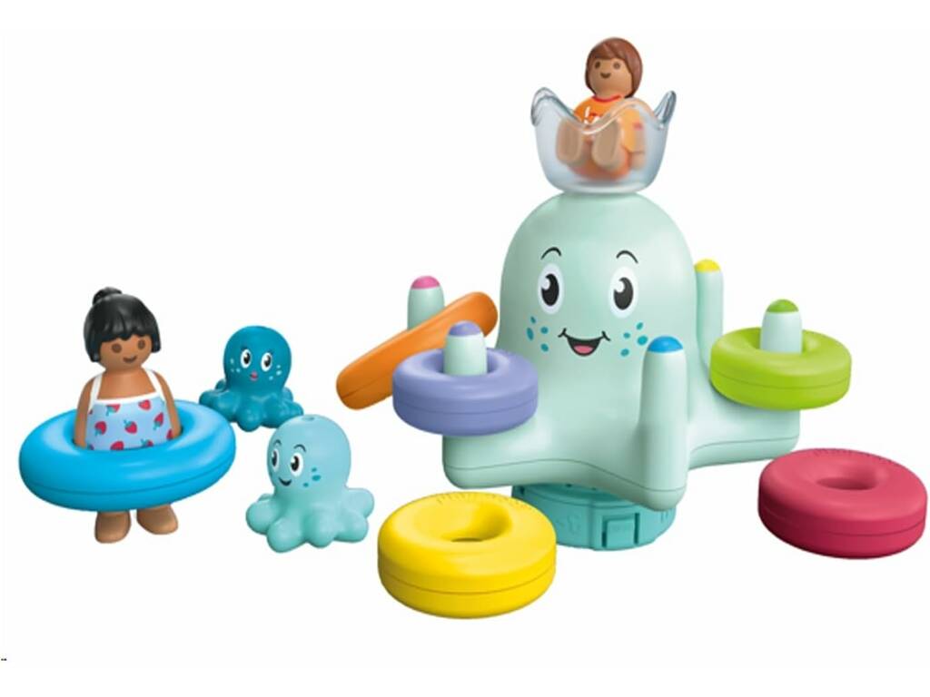 Playmobil Junior Aqua et Tinti Poulpe coloré 71438