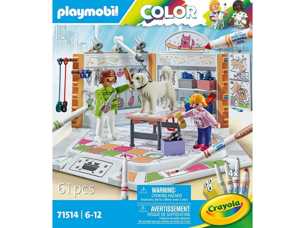 Playmobil Color Hundesalon 71514