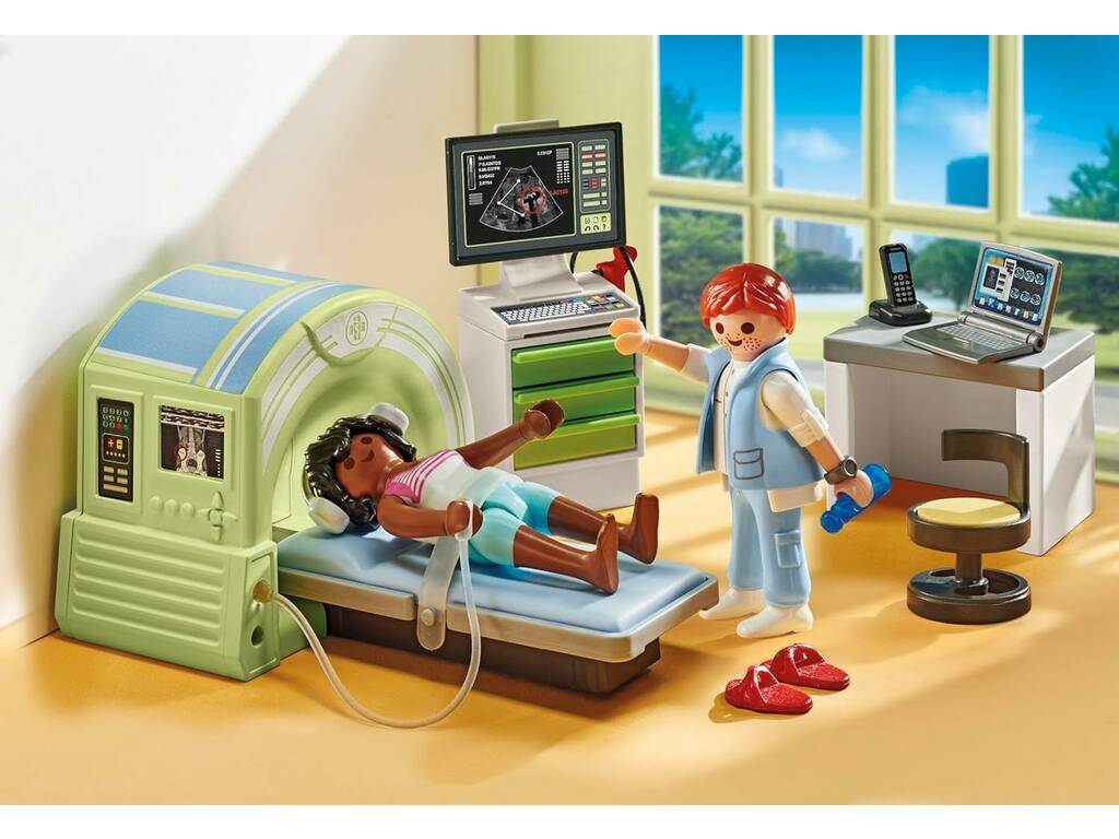 Playmobil Action Heroes IRM avec patient 71618