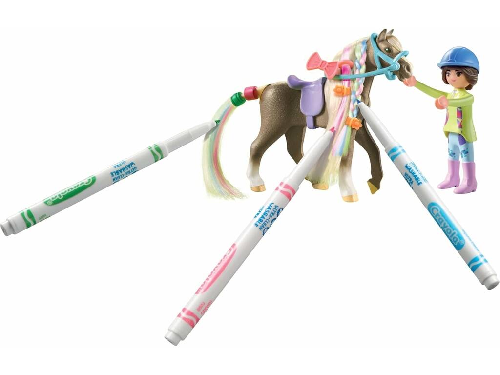 Playmobil Horses Of Waterfall Conjunto Cavalo para Pintar 71640