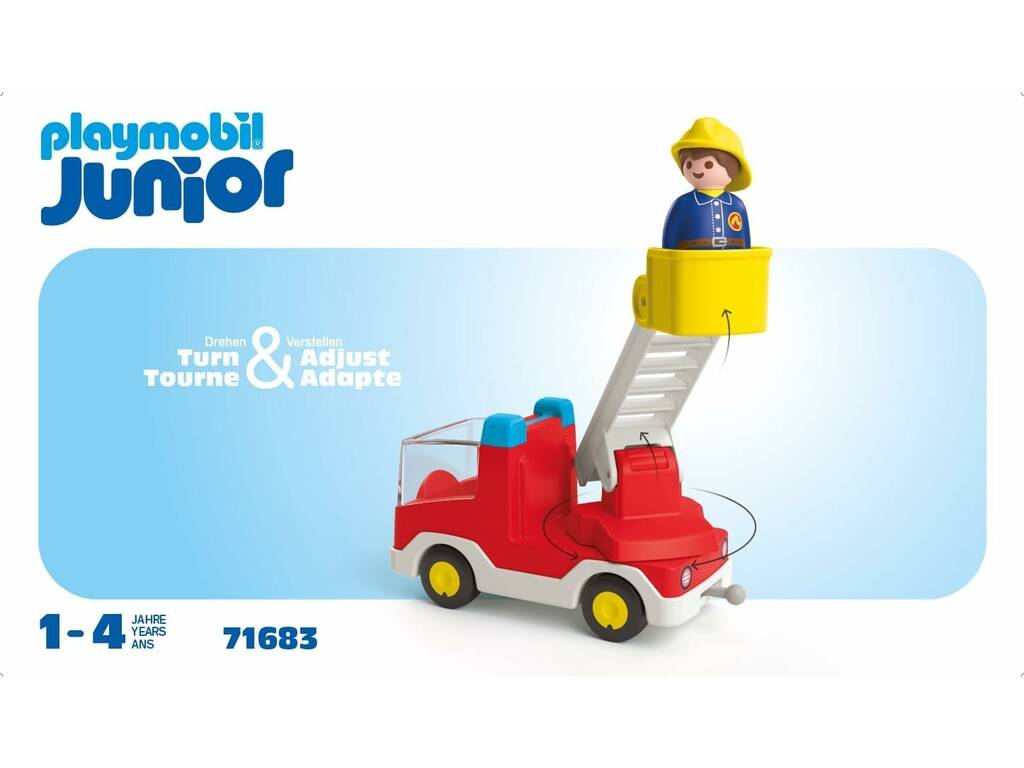 Playmobil Junior Feuerwehrwagen 71683