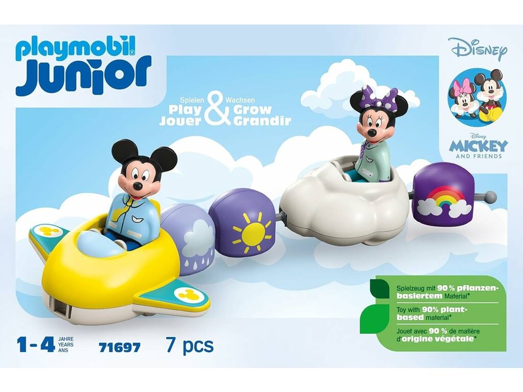 Playmobil Junior Disney Mickey And Friends Mickey und Minnie Wolkenzug 71697