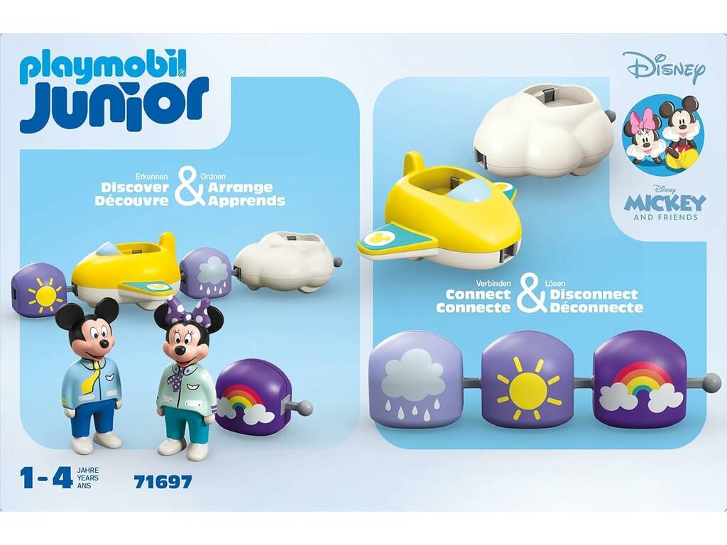 Playmobil Junior Disney Mickey And Friends Mickey und Minnie Wolkenzug 71697