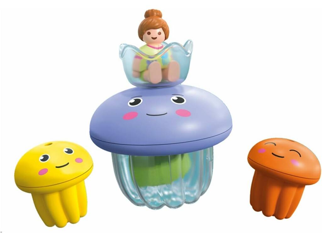 Playmobil Junior Aqua et Tinti Famille de méduses colorées 71439