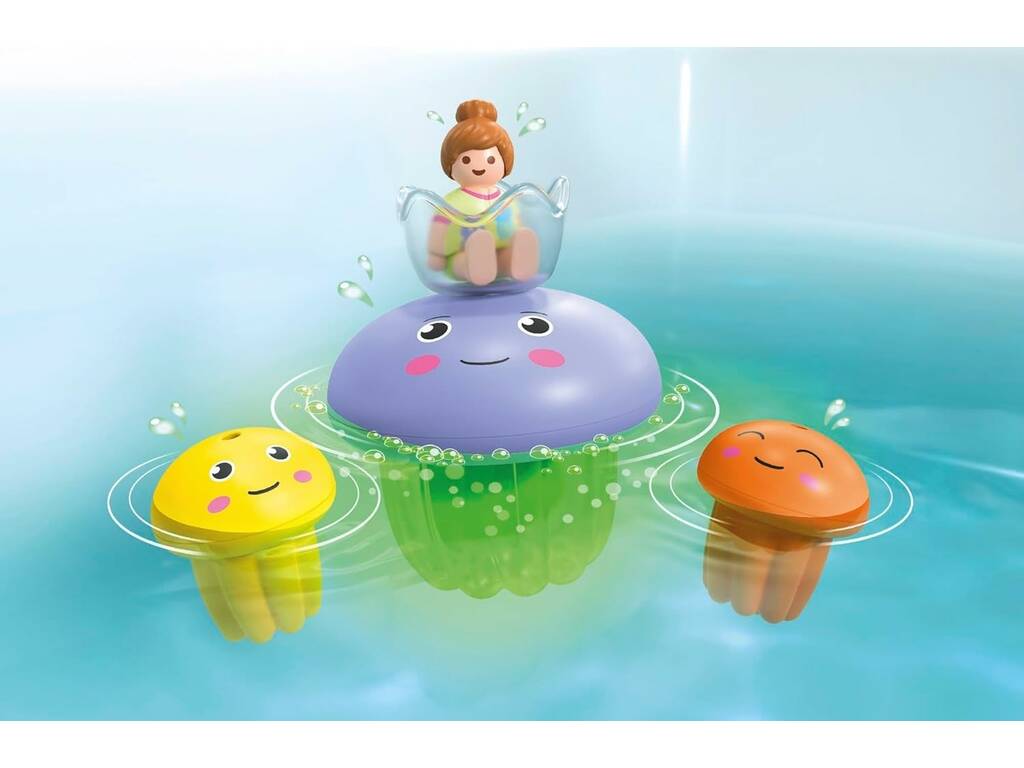 Playmobil Junior Aqua et Tinti Famille de méduses colorées 71439