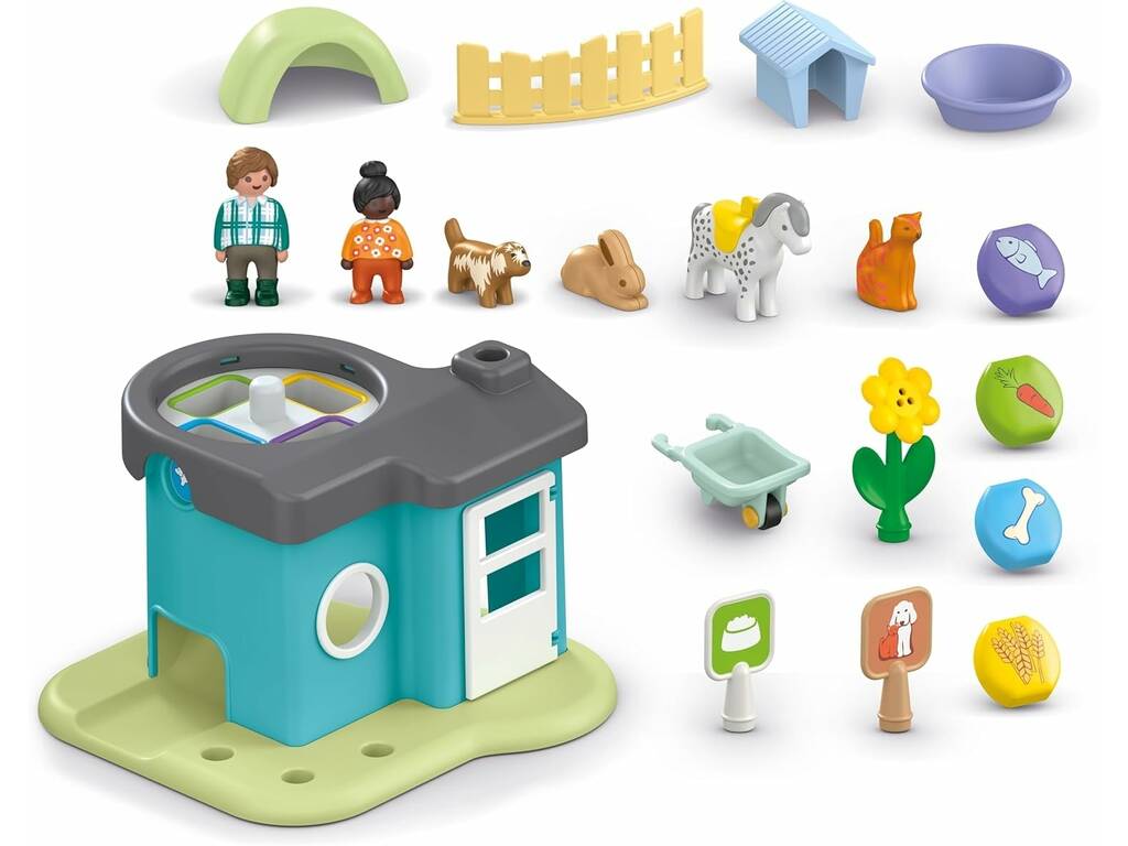 Playmobil Junior Casa degli animali 71690