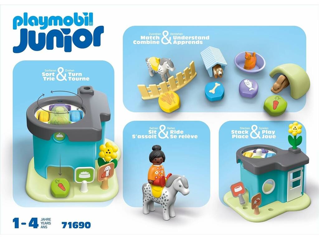 Playmobil Junior Casa degli animali 71690